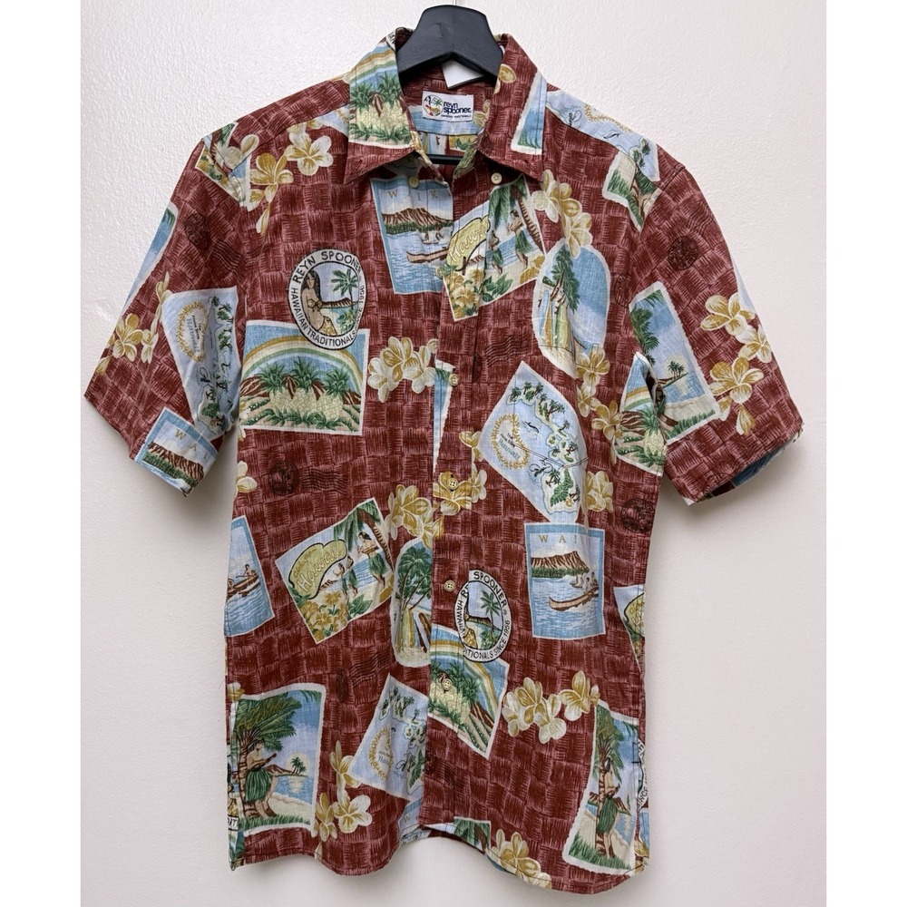 Vintage Reyn Spooner Hawaiian Aloha Shirt Men's Sz‎ S